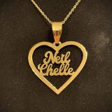 Heart Name Necklace