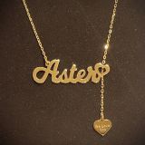 Name Necklace – Extension Heart ❤️