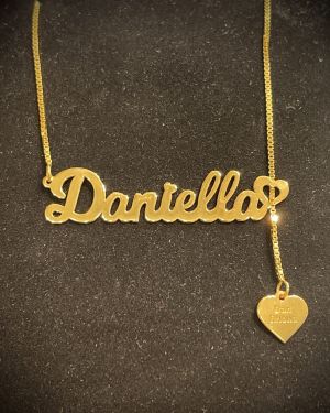 Name Necklace – Extension Heart ❤️