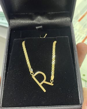 Letter 2 CM – New Upgraded Carpet Necklace