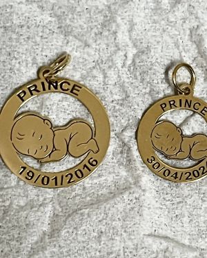 Sleeping Baby Pendant