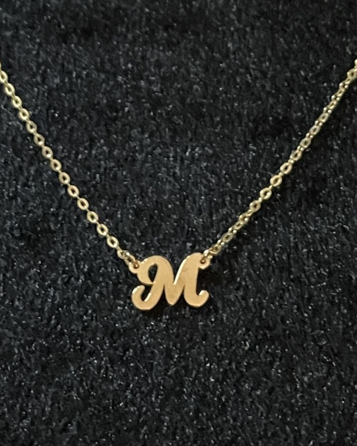 Cursive Initial Necklace