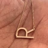 Letter Necklace – Cable Chain