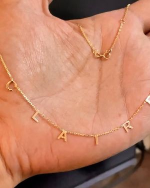 Letter Name Necklace