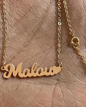 Name Necklace – Cable Chain