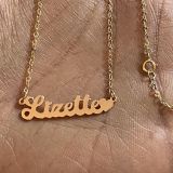 Name Necklace – Cable Chain