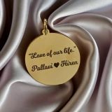 Engrave Round – Pendant