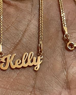 Name Necklace – Foxtail Chain