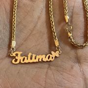 Name Necklace - Foxtail Chain