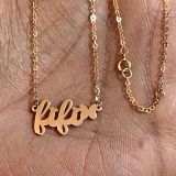 Name Necklace – Cable Chain