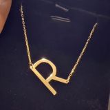 Letter Necklace – Cable Chain
