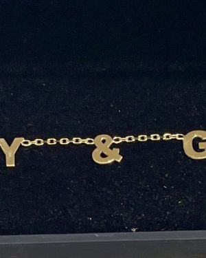 Letter Bracelet – Cable Chain