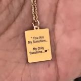 Engrave Rectangle – Cable Chain