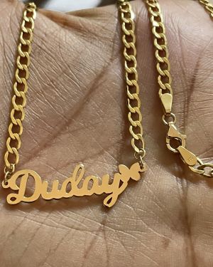 Name Necklace – Cuban Chain
