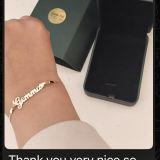 Name Bracelet – Paperclip Chain