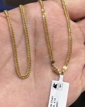 Diamond-Cut Micro Curb Chain